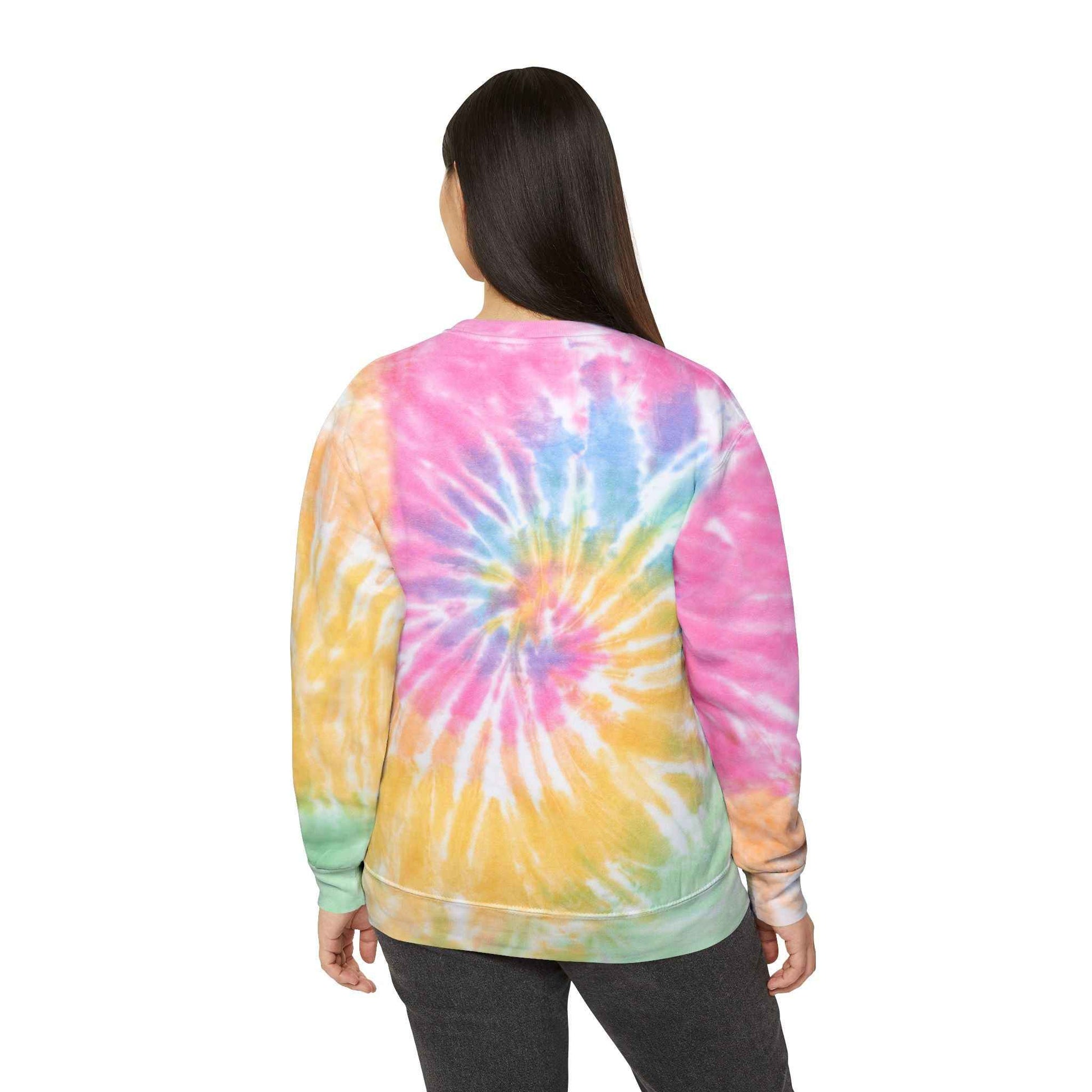 Sky Inspiration Tie-Dye Sweatshirt Cozy Unisex Pullover