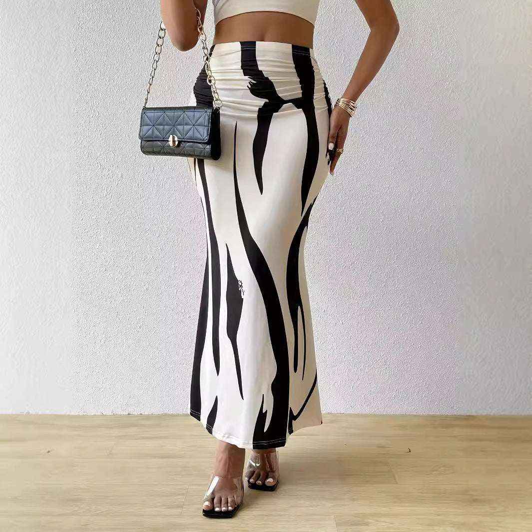 Zebra Slimming Dress – Bold, Elegant & Flattering Fit