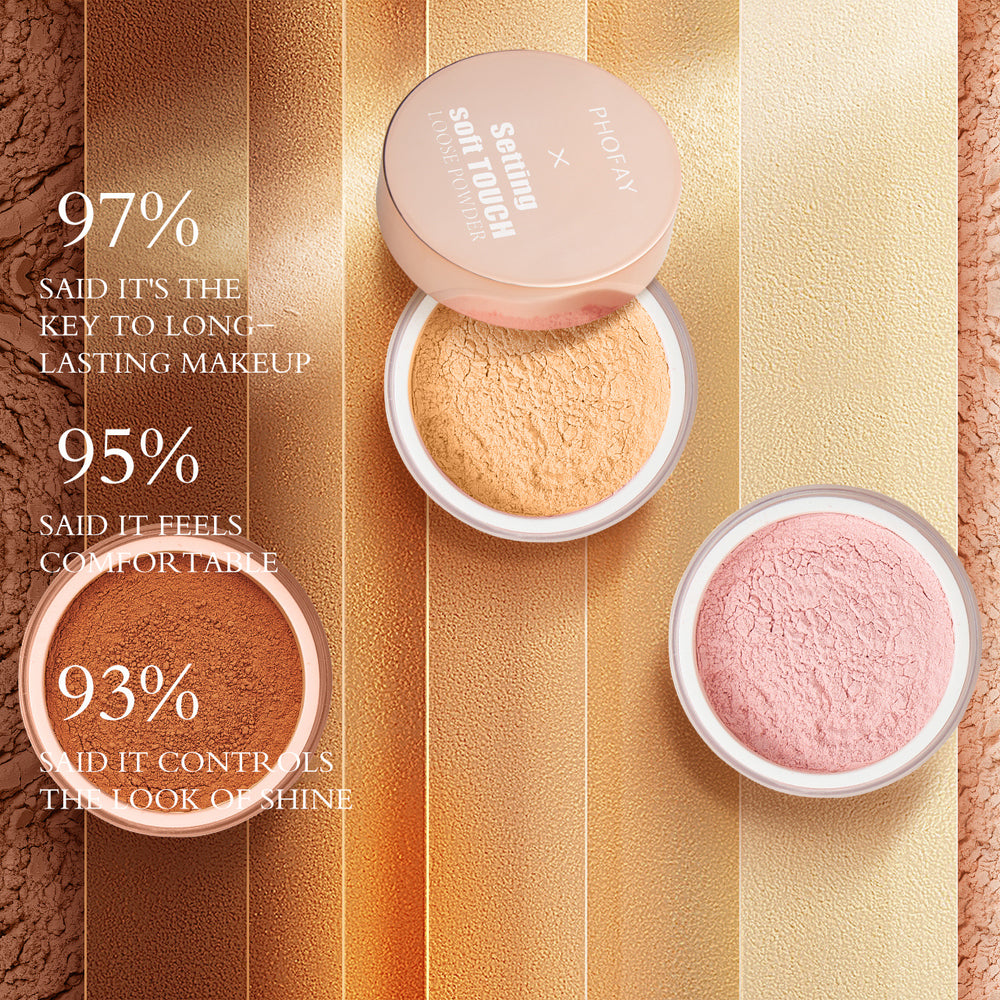 Get a Smooth, Matte Look with PHOFAY Setting Powder