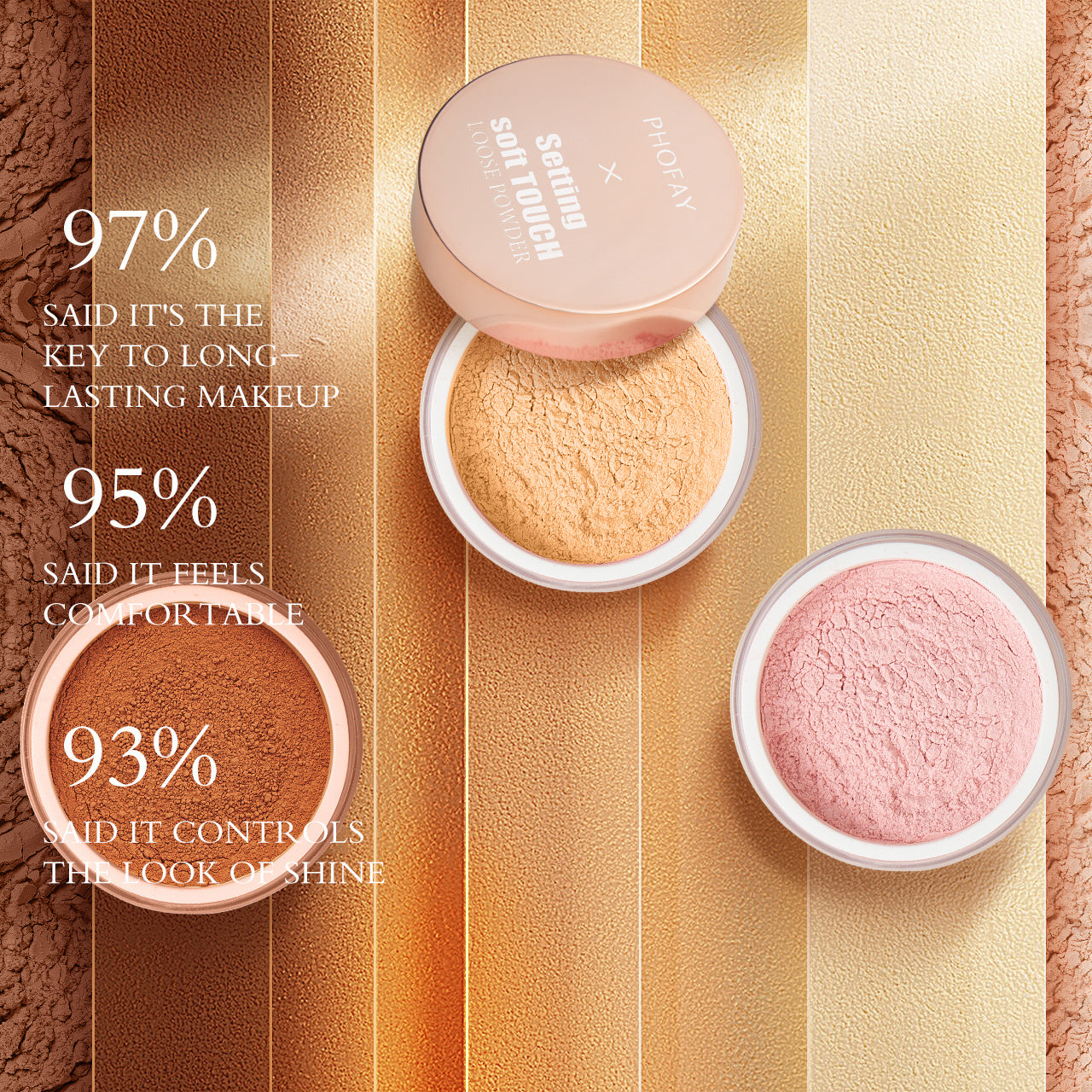 Get a Smooth, Matte Look with PHOFAY Setting Powder