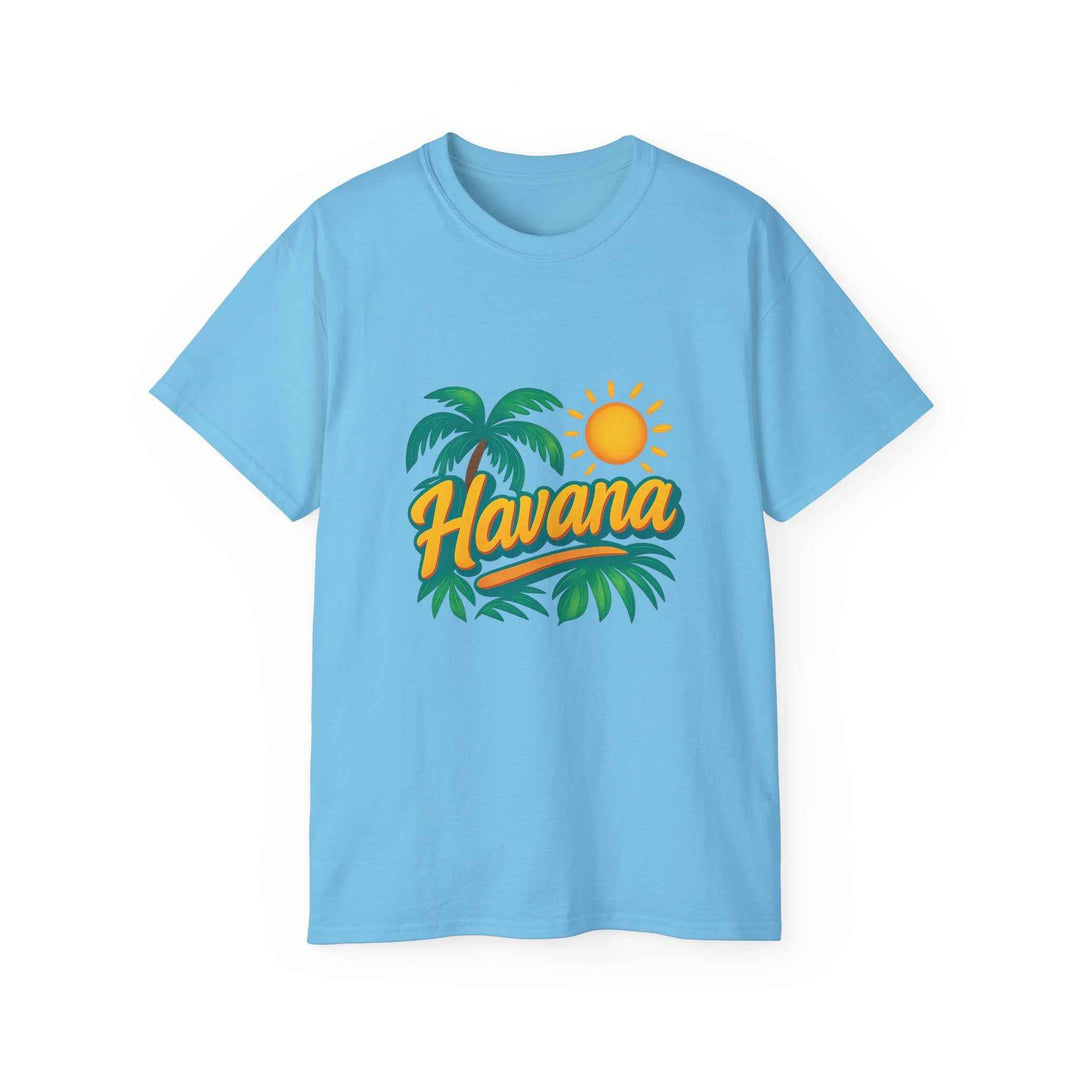 Sunset Escape: Havana Tropical Vibe Tee  Unisex Summer Shirt