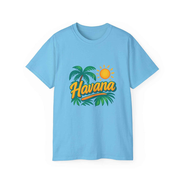 Sunset Escape: Havana Tropical Vibe Tee  Unisex Summer Shirt