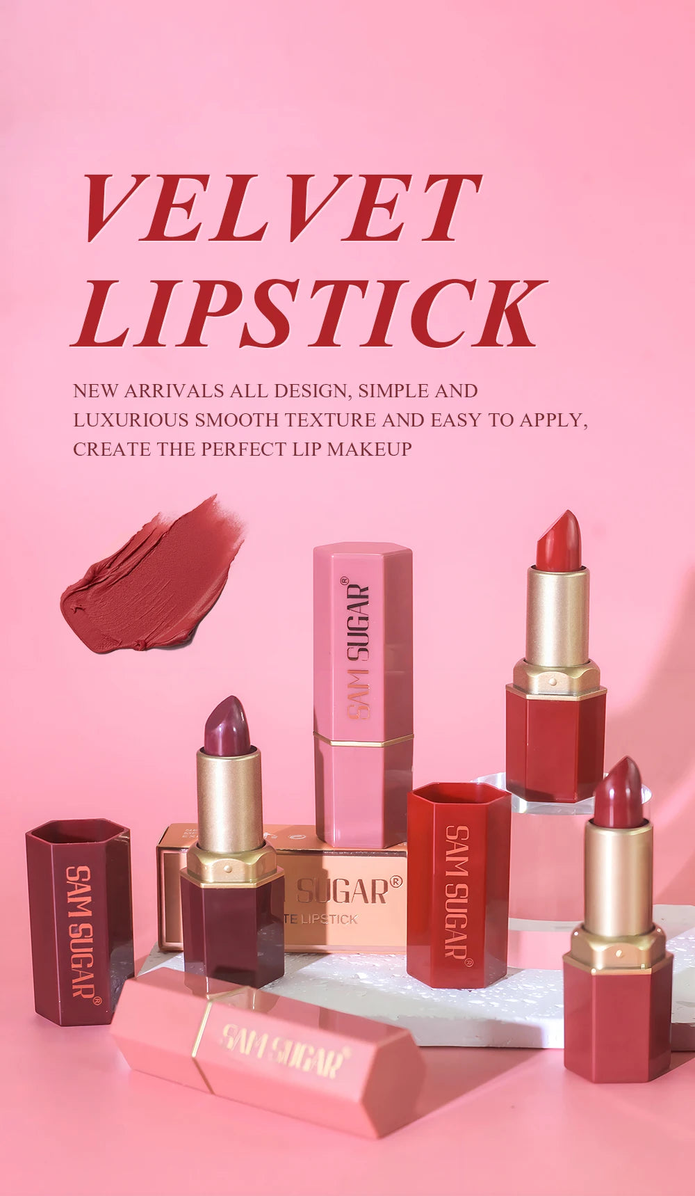 Gold Bar Lipstick pearlescent finish – subtle micro-glitter highlight