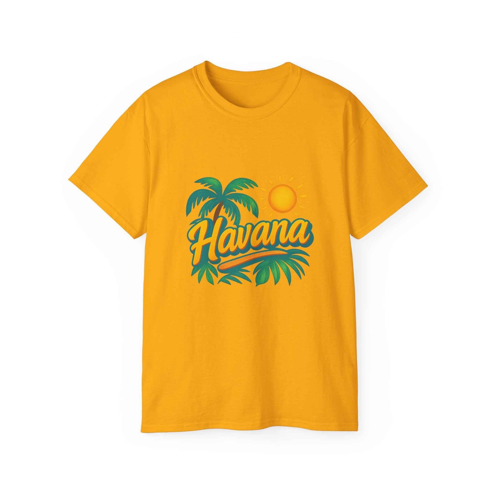 Sunset Escape: Havana Tropical Vibe Tee  Unisex Summer Shirt