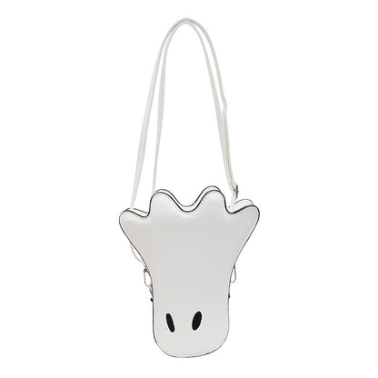 Halloween Ghost Messenger Bag adjustable strap – crossbody drop detail