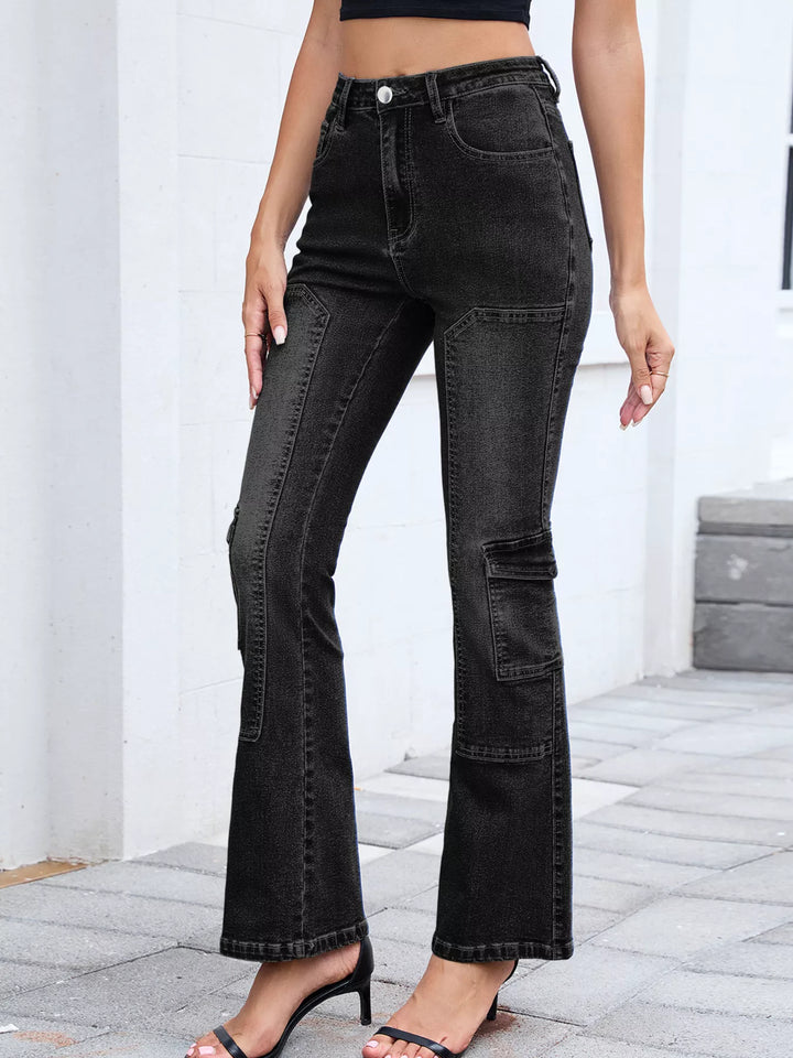 High-waisted bootcut jeans – everyday comfort for women