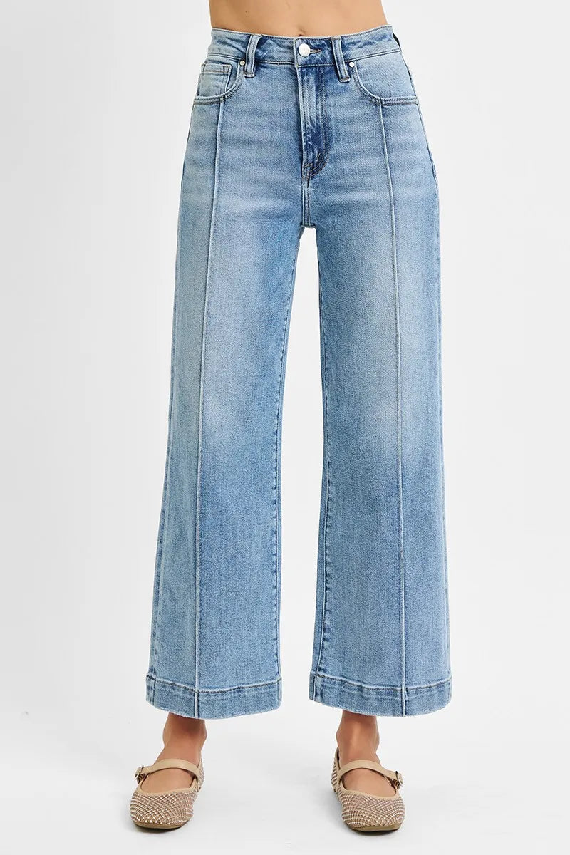 High Rise Plus Size Jeans with Contrast Stitching – Shop Today