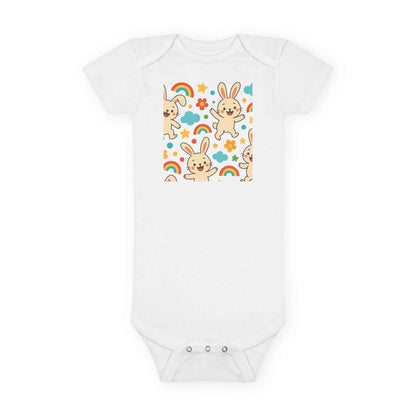 Cute Bunny Baby Onesie - Soft Cotton Baby Shower Gift