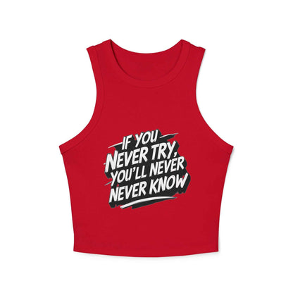 Motivational Racer Tank for Women – Inspiring Workout Wear