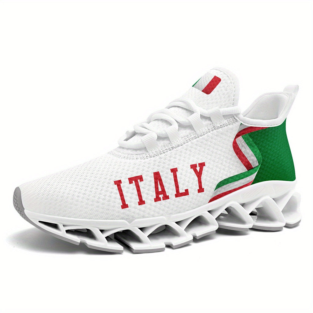 Italy Flag Sneakers for Men – Lightweight Comfort