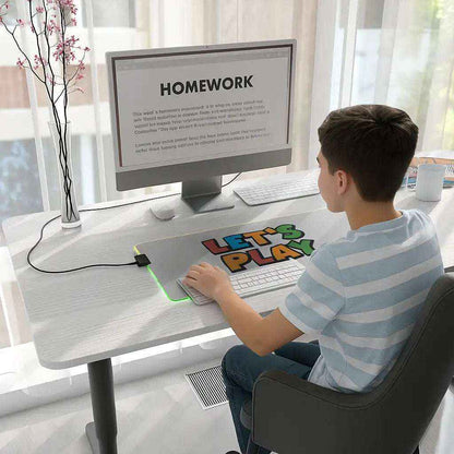 LED Gaming Mouse Pad – RGB Light Up Your Desk Setup