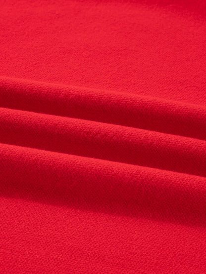 Let It Snow Christmas sweater folded flat – premium viscose blend