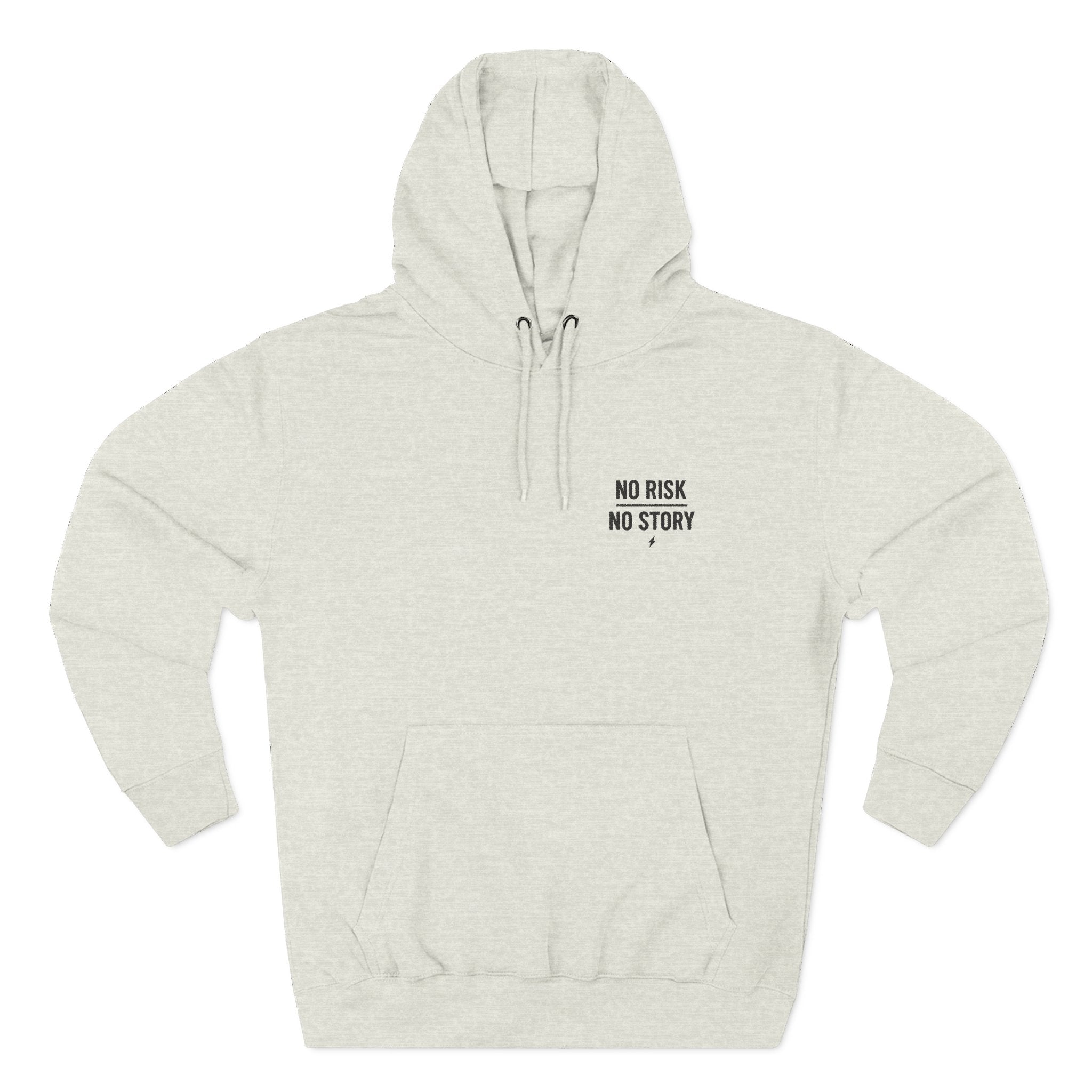 11. Three-Panel Fleece Hoodie displayed folded neatly, highlighting soft fleece interior and structured hood design

