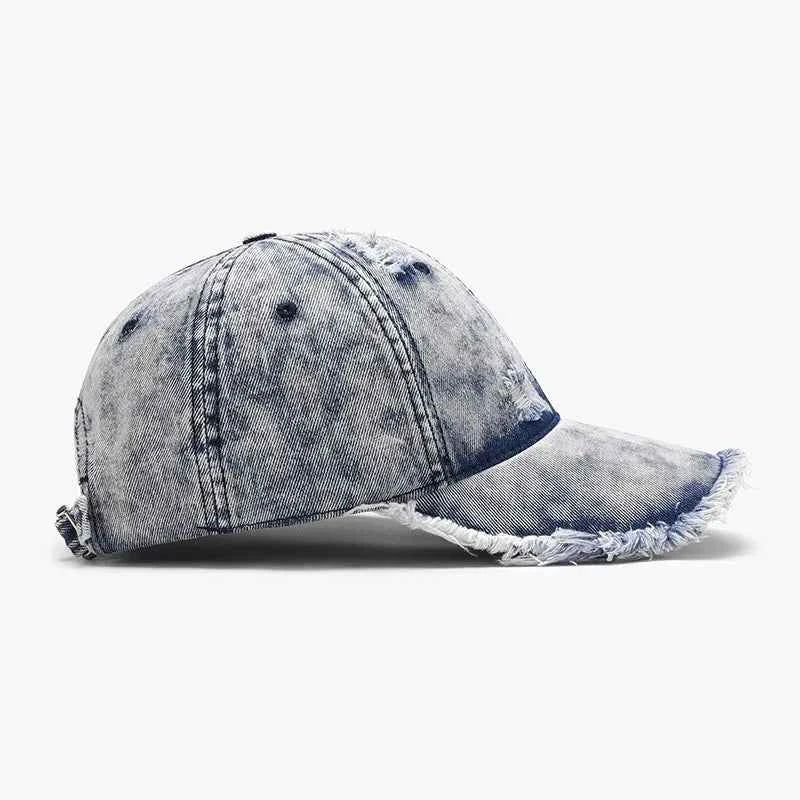 Get Distressed Cotton Adjustable Baseball Cap