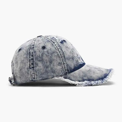Get Distressed Cotton Adjustable Baseball Cap
