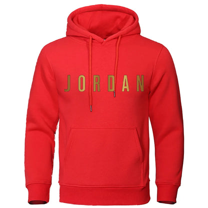 Lifestyle shot – city walk in Jordan style hoodie, casual sport vibe