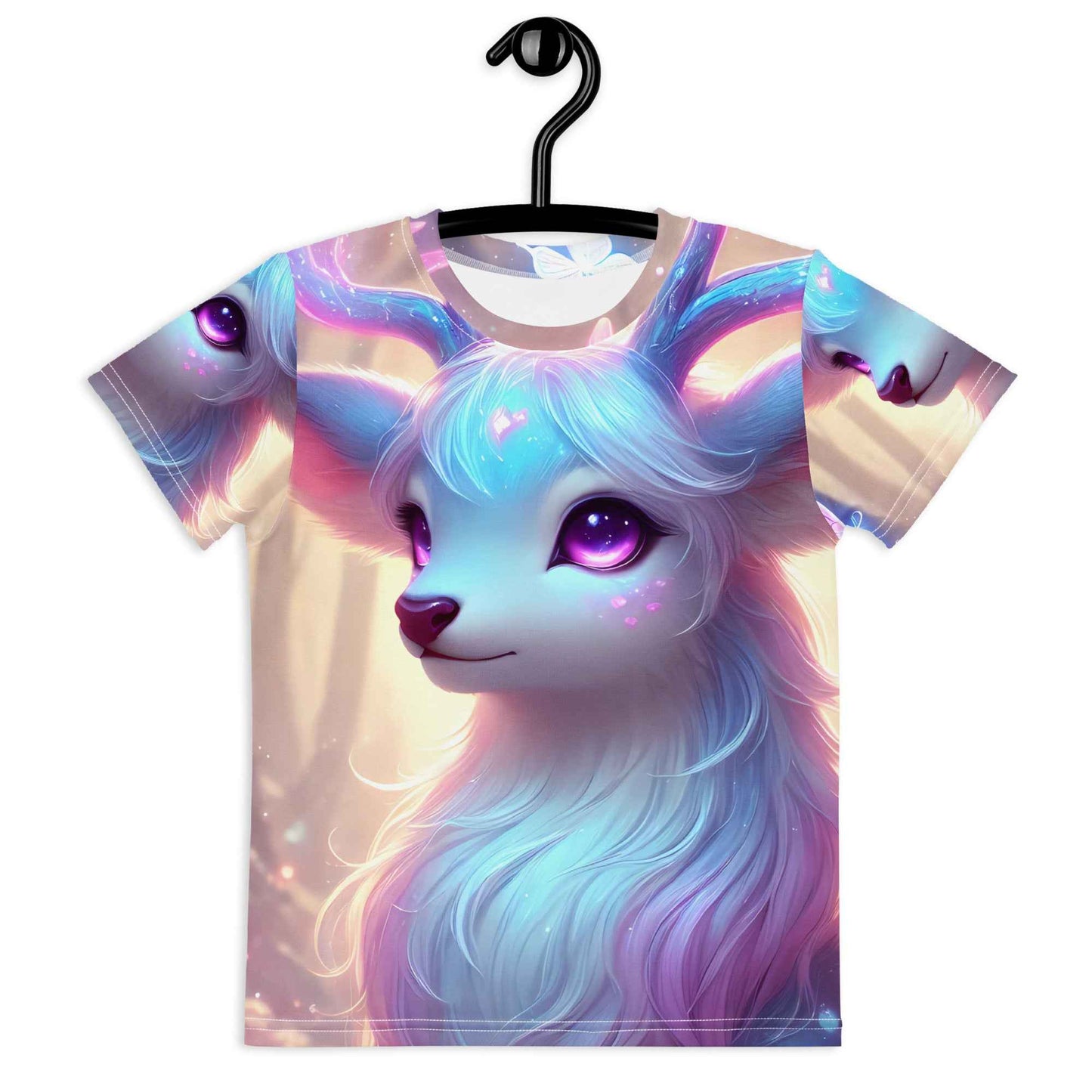 Colorful Kids Crew Neck T-Shirt for Active Days