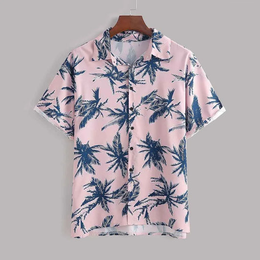 Tropical Hawaiian Set for Men - Plus Size, Quick-Dry Style