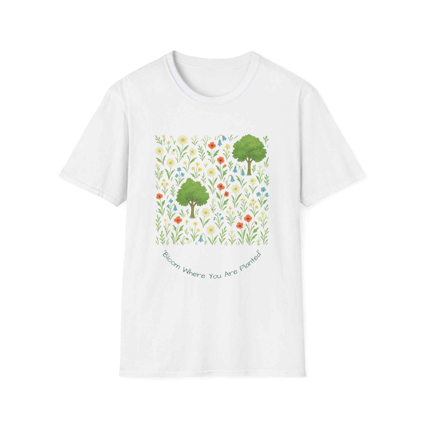 Floral Unisex T-Shirt – Soft, Stylish  Nature-Inspired