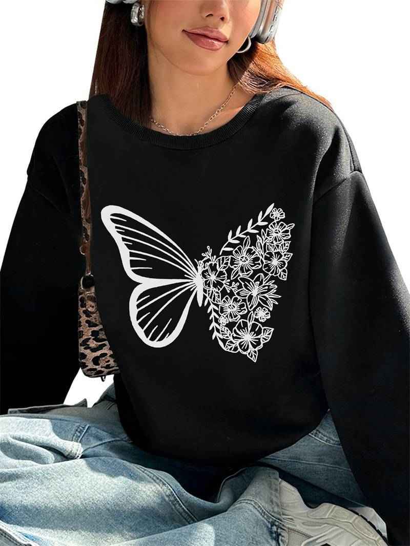 Women's Crew Neck Sweatshirt - Cozy, Soft & Daily Ready