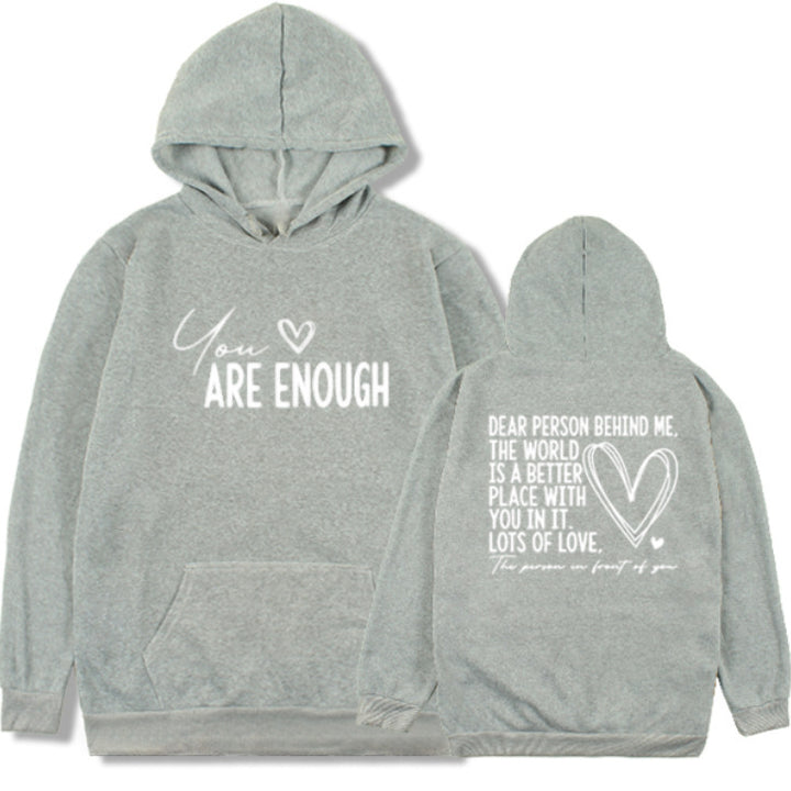 Love Letter Hoodie – Kangaroo Pocket &amp; Relaxed Fit
