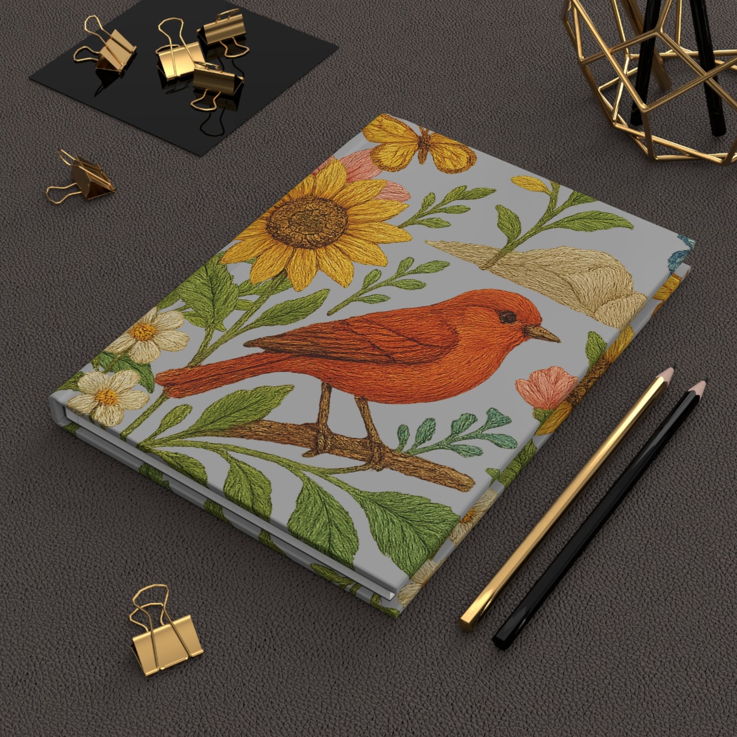 Matte Laminated Hardcover Notebook – Eco-Friendly & Stylish