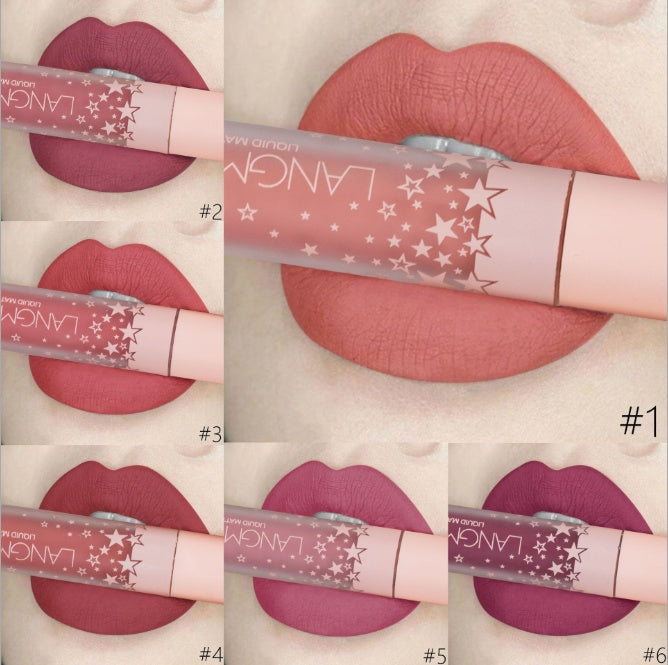 Matte Lipstick Waterproof Long-lasting – 12-Color Set