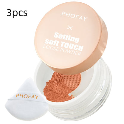 Matte Perfection with PHOFAY Soft Touch Loose Powder