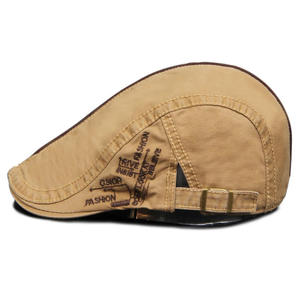 Men Beret – Breathable 100% cotton fabric texture