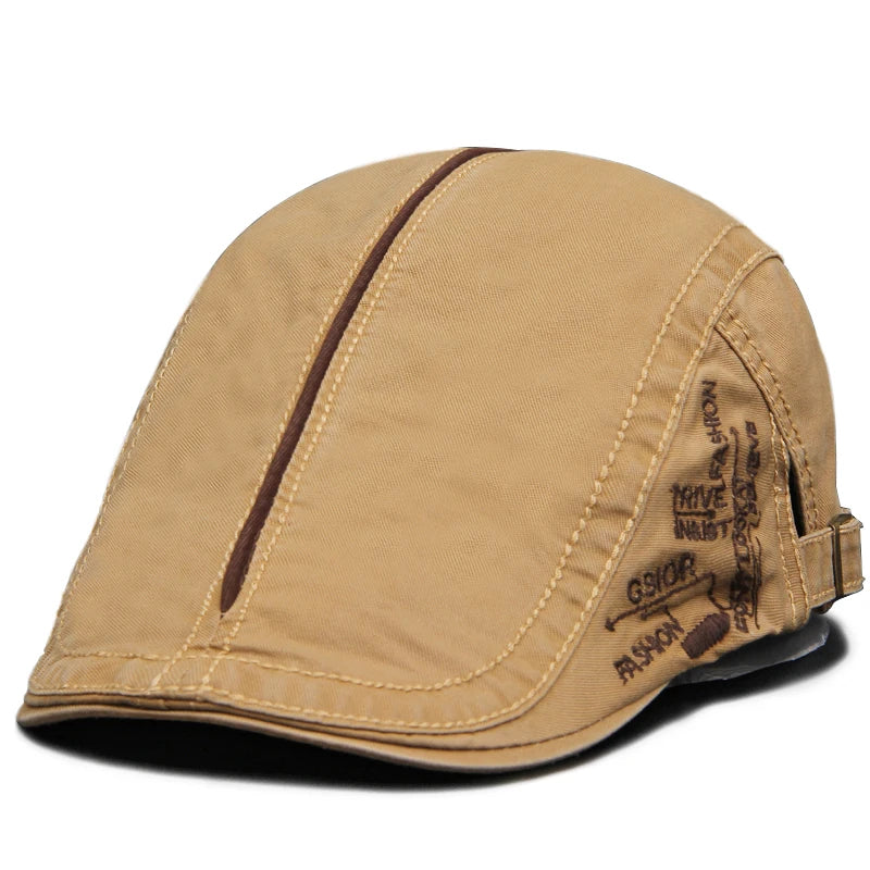 Men Beret – Side profile showing sleek peak