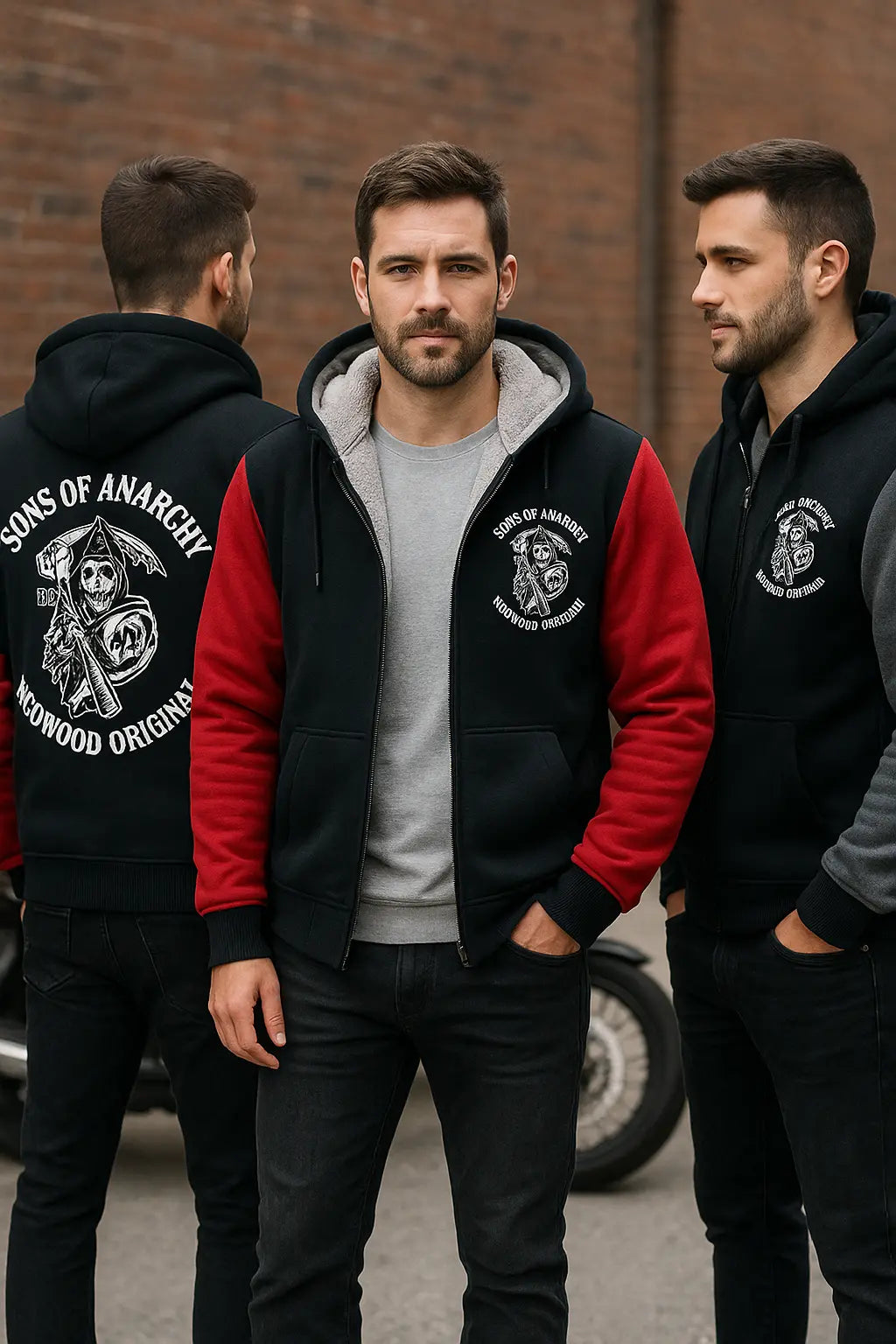 Men's Fleece Hooded Jacket – Cozy Lined Cardigan Style, Street-Ready Comfort for Cold Days