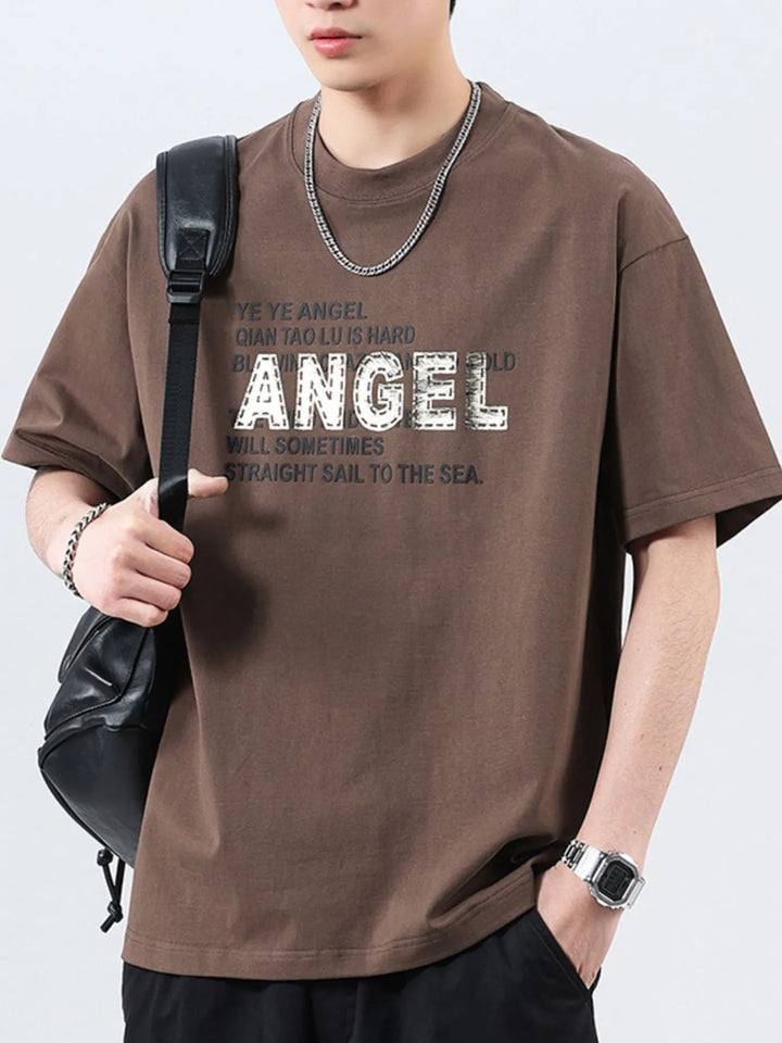 Men’s plus size t-shirt – versatile wardrobe staple, layers under jackets or stands alone with durable print