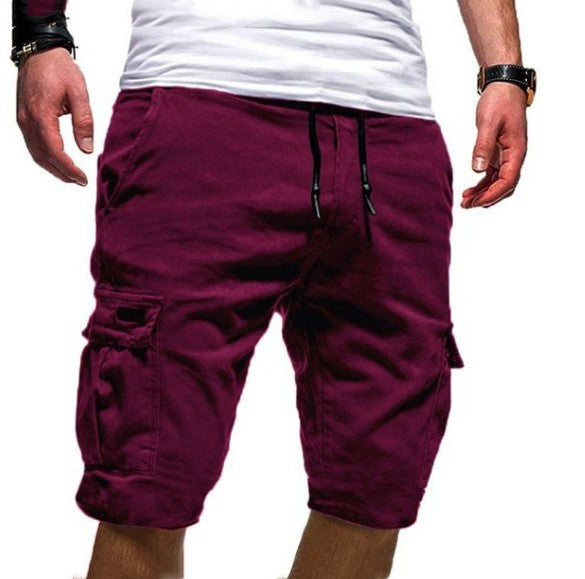 Men’s summer shorts – waist and stitching details for durability
