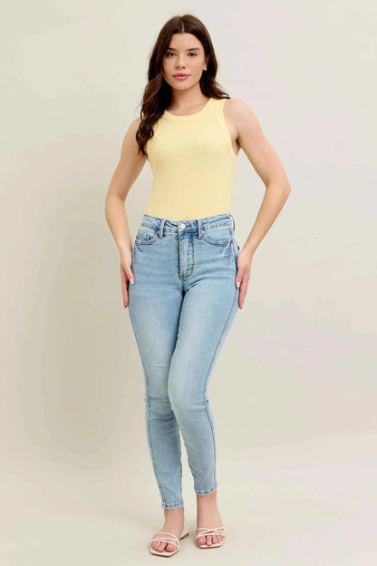 Judy Blue Mr. Tummy Control Plus Size Skinny Jeans