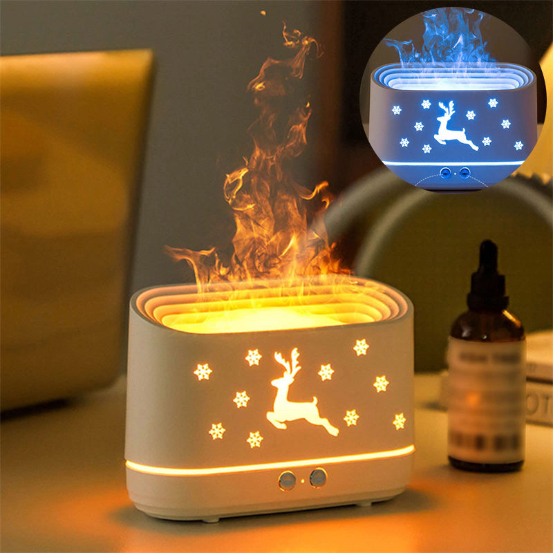 Elk Flame Humidifier Diffuser – Sleep Better Now