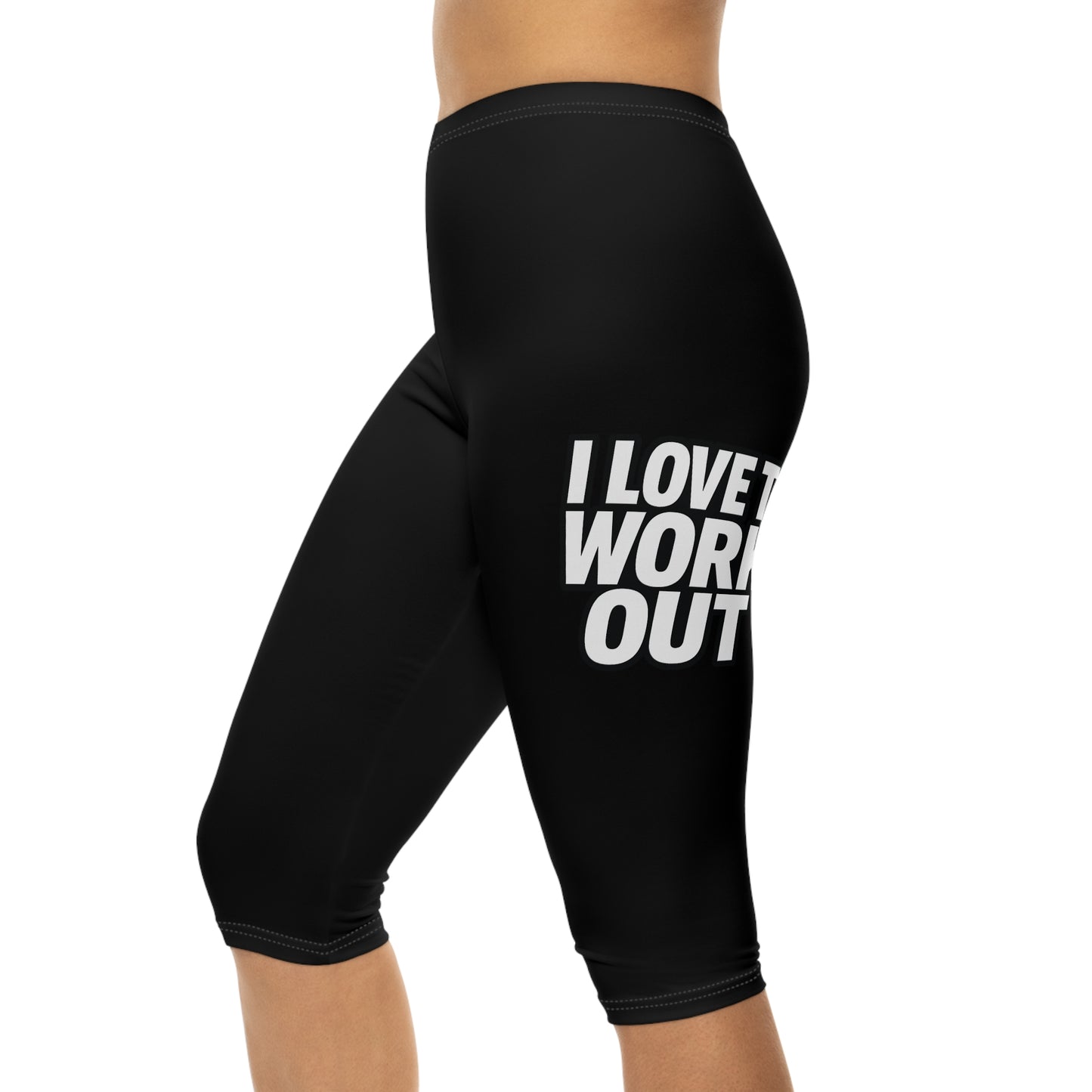 Moisture-Wicking Capri Leggings for Active Women

