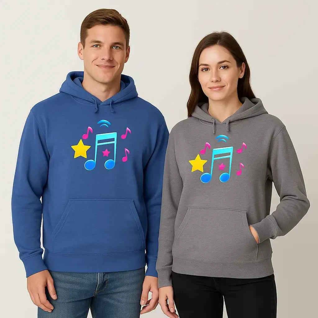 Musical Notes Hoodie - Style for True Music Lovers