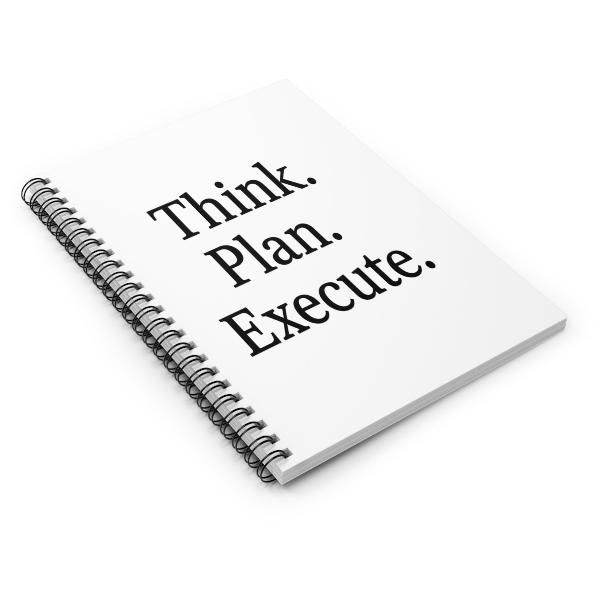 Durable paper notebook with minimalist cover design

