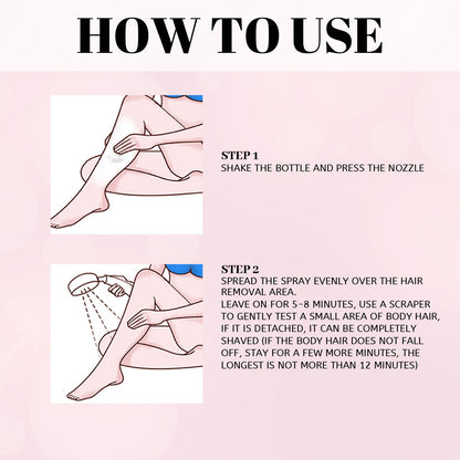 Nourish and Remove: Hair Removal Spray with Moisturizing Benefits
