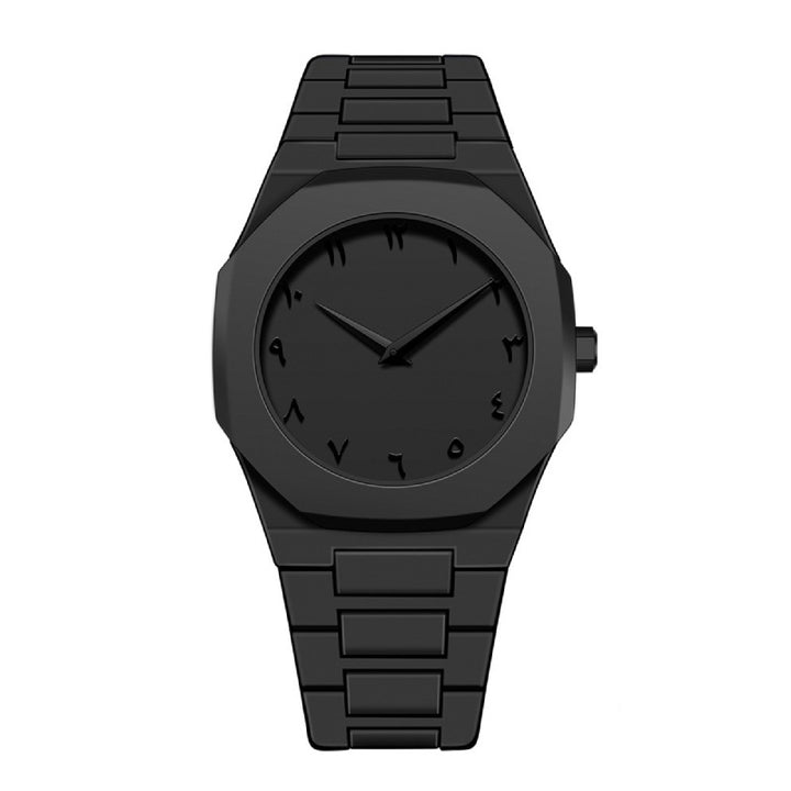 Unisex Arabic Numeral Quartz Watch for Everyday Styling