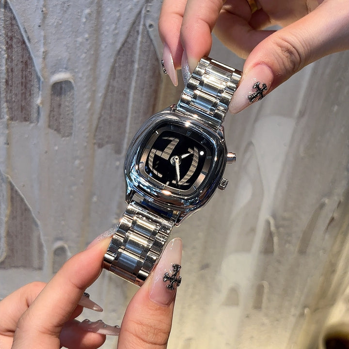 Retro quartz watch shown in an alternate product image