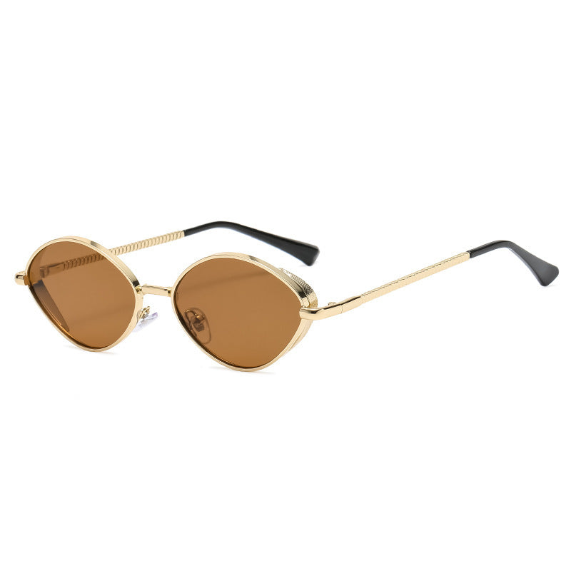 Oval Women’s Sunglasses – Clip structure hinge and oval silhouette