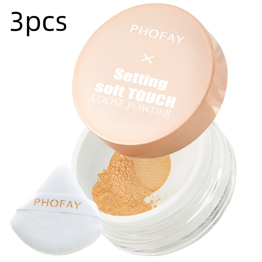 PHOFAY Loose Powder: Sweatproof, Flawless Confidence