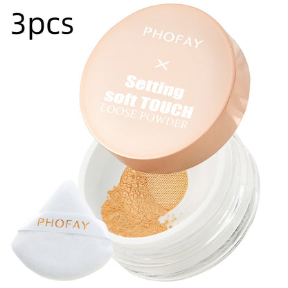 PHOFAY Loose Powder: Sweatproof, Flawless Confidence