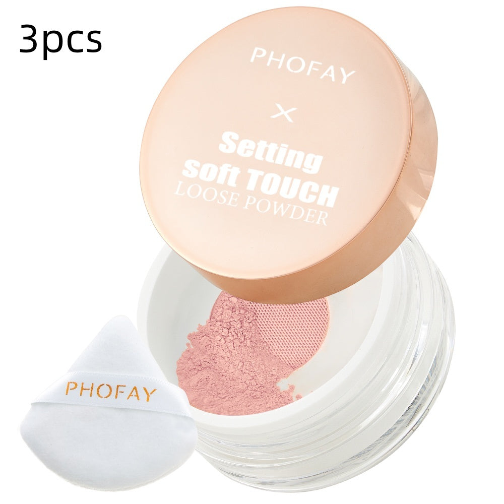 Stay Shine-Free with PHOFAY Loose Setting Powder