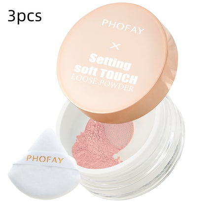 Stay Shine-Free with PHOFAY Loose Setting Powder