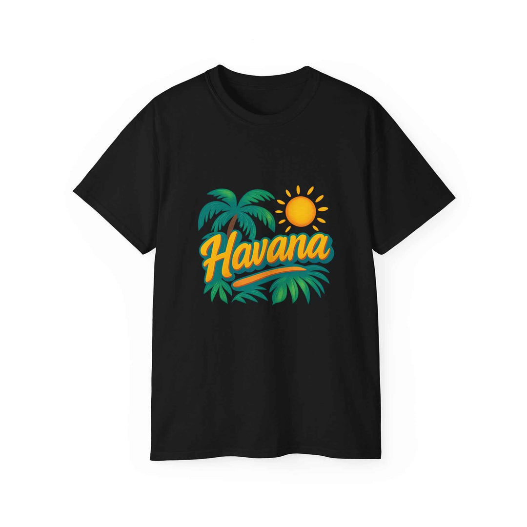 Sunset Escape: Havana Tropical Vibe Tee  Unisex Summer Shirt