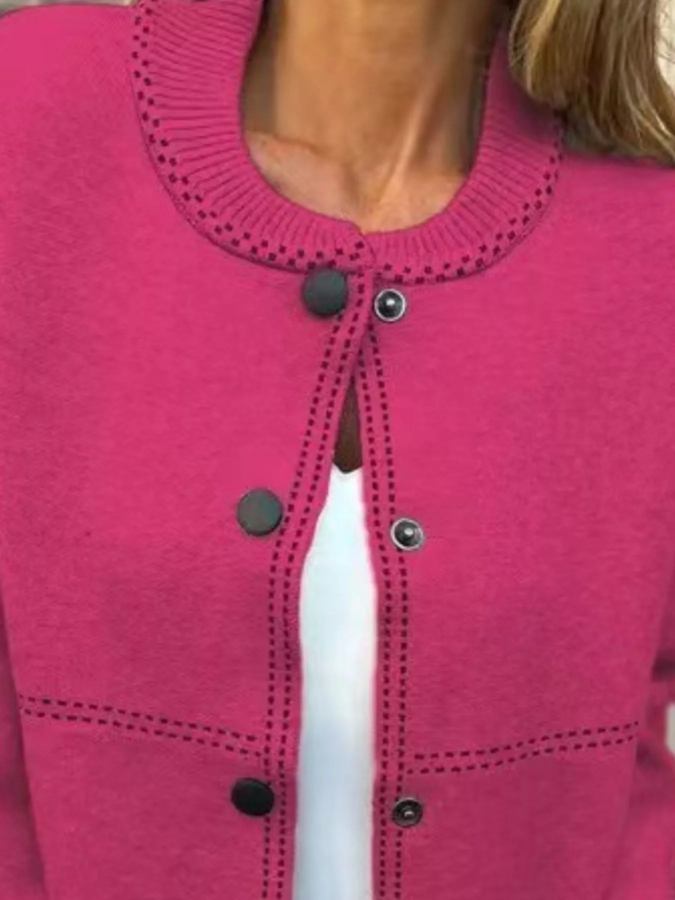 Plus size button up cardigan – chic layering piece for fall