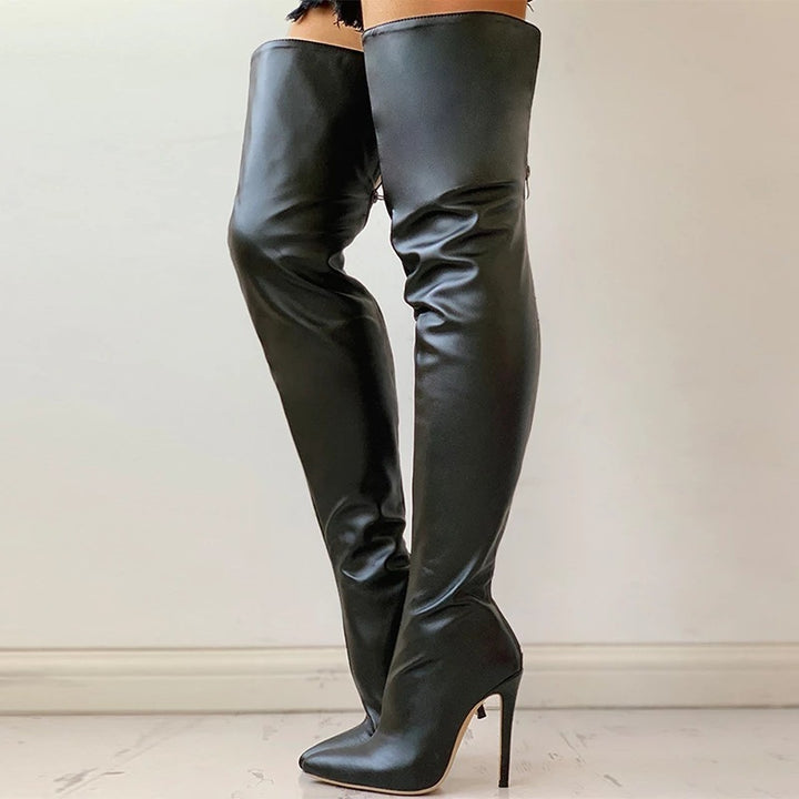 Plus Size Women’s Boots – Over-Knee Stiletto