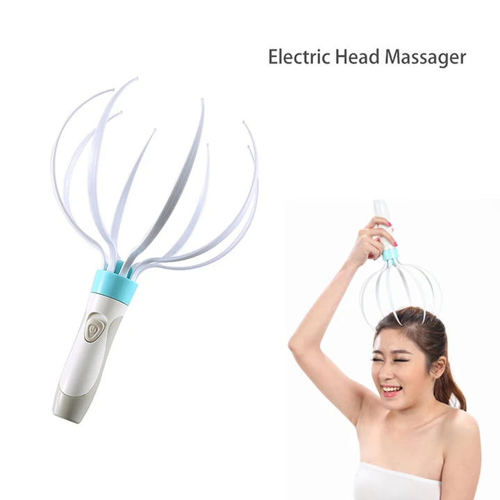 Portable USB Scalp Massager – Gentle Vibration &amp; Comfort

